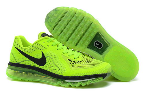 Air Max 2014 Shoes Fluorescence Green Black Korea